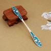Grampo de Cabelo de Flor de Ameixeira com Gota de Óleo de Duas Cabeças Acessórios de Cabelo Diários Estilo Étnico Estilo Nacional Acessórios para Cheongsam Hanfu Grampo de Cabelo