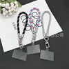 Cordón para Teléfono Móvil Correa de Muñeca 7mm Cadena Metálica para Teléfono Almohadilla Antiperdida Accesorio Corto para Cámara Llavero
