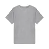 Camiseta de manga corta y cuello redondo de 200 g, hecha de algodón peinado hilado siro, hecha a medida para grupos de trabajo con logotipo y estampado de diseño