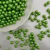 Perlas de Imitación Porosas de Alto Brillo 3-30mm Cuentas Sueltas Accesorios DIY Hecho a Mano Accesorios de Joyería Abs Cuentas para Ropa Cuentas de Colores