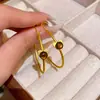Brincos Maillard Olho de Tigre Coração Estrela Outono e Inverno Feminino Estilo Cool Elegante Exagerado Círculo Grande