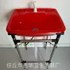 Lavabo Temporal para Sitios de Construcción, Lavabo de Plástico Sencillo para Lavar Verduras, Lavabo Portátil con Base