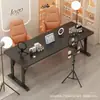 Mesa de transmisión en vivo para anfitriones, mesa de juego para dos personas, soporte de exhibición de productos para influencers, escritorio de computadora de trabajo móvil y de altura ajustable