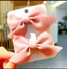 Dulce linda princesa nuevo pasador de lazo accesorios para el cabello femenino estilo coreano niños niña pequeña pinza para el pelo pinza de pico de pato