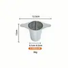 Filtro de Chá Transfronteiriço Aço Inoxidável 304 Coador de Chá Infusor de Chá Metálico Filtro de Chá Acessórios para Conjunto de Chá Filtro de Chá Atacado