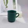 Taza de Cerámica Esmaltada Colorida Estilo Coreano Taza de Agua Taza de Café Pequeña Capacidad Regalo Empresarial con Logo Impreso