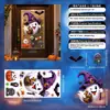 Novos Adesivos de Janela de Fantasma e Abóbora Fofos Exclusivos para o Halloween, Adesivos Eletrostáticos de Vidro para Decoração de Janela