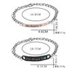 Amazon wish Pulsera de Letras Calientes su bestia su belleza Moda Diamante Pulsera de Pareja