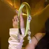 Nueva Diadema Retro de Terciopelo Verde Estilo Chino con Campana de Gota de Agua y Borla, Bordes Delgados y Corona Alta, Accesorio para la Cabeza Fresco y Elegante