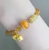 Pulseira Cor Caramelo Livro Vermelho Pequeno Pulseira com Pingente Banhada a Ouro Pulseira Elástica para Presente de Namorada