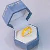 Anillo para Hombre Retro Abierto Dorado Arena Vietnamita Amarillo Dominante Cabello Riqueza Dragón Mali Exterior Un Color Joyería Imitación Oro