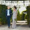 Fornecimento Transfronteiriço de Feltro Arte Latte Mexicana Decoração de Casamento Faixa Branca de Feltro Festa de Noiva Mexicana