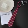 Celebre na Internet Camisa e Gravata Listradas Preto e Branco Grátis Estilo JK Japonês Universitário Feminino Versátil Fashionável Casual Xadrez Masculino
