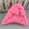Árvore de Natal Natal Elk Antlers Silicone Líquido Molde Flip Sugar Cake Panificação Decorativo Drip Molde