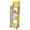 Pedido Mínimo de 1 Pieza, Envío Gratis, Exhibidor de Piso para Centro Comercial/Supermercado, Exhibidor de Retail para Alimentos, Dulces, Snacks, Exhibidor de Papas Fritas