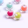 Cuentas de bola de color interior transparente de 8 mm en fabricantes de cuentas suministro directo pulsera mano DIY niños acrílico joyería accesorios