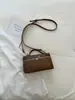 Moda transfronteriza nicho retro bolsa pequeña esmerilada mujer 2026 nuevo bolso cruzado de bloques de color bolso cuadrado pequeño simple moderno