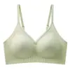Sutiã Estilo Fino para Mulheres com Seios Pequenos, Franzidos e Sustentação Lateral, Previne Queda, Sem Fio, Suporte Macio, Sutiã Sem Costura