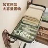 Toallero Estilo Vintage para Baño, Estante de Almacenamiento para Toallas en Regadera Montado en Pared sin Taladro