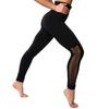 8155 Pantalones de Yoga Calados Leggings Europeos y Americanos Glúteos Absorción de Humedad y Control del Sudor Deportes Fitness Pantalones Ajustados de Punto