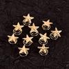 Nueva versión coreana de clip para el pelo de estrella simple para mujer tocado DIY clip de estrella de cinco puntas espiral decoración del cabello fabricantes venta al por mayor