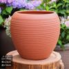 Vaso de flor de terracota vermelho bougainvillea respirável sem esmalte vaso de barro sem esmalte rosa grande vaso de flor de cerâmica de tubo alto suculenta vaso de flor de monte antigo