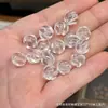 Contas de Cristal Branco Natural Abóbora Contas de Lótus Contas Soltas DIY Contas Soltas de Cristal Pulseira Colar Produtos Semi-Acabados com Contas