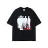 Camiseta Lavada Masculina Regatas Vintage Streetwear Hip Hop t Sh