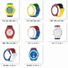 Modelo de Colaboración SwatchxAp al por Mayor Caja de Reloj Modificada de Biocerámica Roble Correa de Silicona Esquema de Colores de Moda