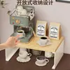 Estante de Almacenamiento para Olla de Salud de Escritorio para Oficina Estación de Trabajo para Chicas Mesa Lateral de Escritorio Estante para Taza de Agua Planta Verde