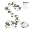 Enredadera de mimbre artificial, enredadera de flores falsas, decorativa para sala de estar, paisajismo interior, fondo de boda, flores de plástico y seda