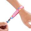 Pulsera de Actividad para Reunión Anual de Fiesta, Pulsera de Prueba de Conducción, Pulsera de Muñeca de Poliéster con Transferencia Térmica, Pulsera Desechable con Impresión de Logo