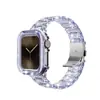 Set de Correa de Reloj Camaleón Adecuado para Apple Watch Apple Watch con Purpurina Iwatch10 Correa de Reloj Transparente