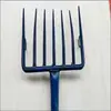 Ancinho de Nove Dentes Qiancheng Mining, Ancinho de Limpeza de Escória, Processo de Forjamento Integrado, Garfo para Escória de Pedra, Robusto e Durável