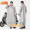 Impermeable para bicicletas eléctricas, equipo de lluvia completo para motocicleta, engrosado para lluvia intensa, longitud extendida para bicicletas eléctricas