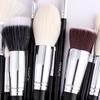 Nuevo juego de 16 brochas de maquillaje, brochas para principiantes, brochas para sombras de ojos y polvos, herramientas de maquillaje de belleza, bolsa de almacenamiento portátil