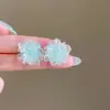 Pendientes de Camelia Elegantes y Versátiles de Hada, Exquisitos, Ligeros, Lujosos, de Gama Alta, Únicos, Pendientes de Flor Simples y Personalizados