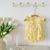 Mameluco de Verano para Bebé Niña, Mameluco Triangular con Mangas Voladas, Ropa de Verano para Recién Nacidos y Niños Pequeños Personalizada