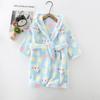 Ropa para Niños 2026 Otoño e Invierno Bata de Baño de Franela con Estampado Completo para Niños Espesa para Niños Pequeños y Medianos Niños y Niñas Ropa de Dormir de Moda