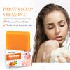Jabón artesanal de papaya inglés 100 g BIOAOUA jabón de baño limpiador con vitamina C Comercio exterior transfronterizo Venta al por mayor