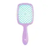 Peine Popular Transfronterizo de Malla Hueca tipo Panal Peine para Peinar el Cabello Niñas Hogar Portátil Peine Anti-Nudos