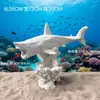 LPS Acuario de Agua Salada Paisaje de Arco Piedra Cerámica Porosa Alta Piedra Muerta Tanque de Peces Cueva de Paisaje Base de Cría de Coral