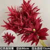 Arte Floral para Casamento Flor Vermelha Material de Fundo Decoração Ikebana Rosa Eucalipto Arranjo para Sala de Estar Interna