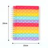 Novo Caderno A5 Cor Arco-Íris Pioneiro Controle de Pragas Caderno A5 Bolha de Amor Atualizado