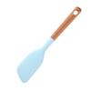 Juego de 12 Piezas de Utensilios de Cocina de Silicona con Mango Largo de Madera a Juego de Color Nórdico Morandi Espátula Especial de Silicona Antiadherente para Olla