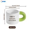 Taza Gorda Taza de Cerámica Impresión Grabado Asa de Oreja Grande Taza de Cerámica LOGO Hotel Publicidad Regalo