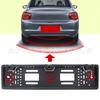 Novo quadro de placa de licença europeu invertendo radar original carro sem perdas instalação buzzer voz qualquer escolha para o comércio exterior