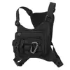 Amazon Bolso Táctico de Pecho para Hombre Mochila para Correr Chaleco Multifuncional con Correa Chaleco Táctico Impermeable y Resistente al Desgaste