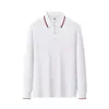 Camisas Polo Finas de Manga Longa para Primavera e Outono Masculinas e Femininas, Tops Respiráveis de Golfe Slim Fit para Negócios Casuais