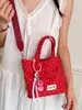 2026 Verano Nuevo de Moda Gran Capacidad Estilo Coreano Lunares Moderno Casual para Viajes Diarios Cruzado de Alto Valor Bolso Cruzado de Hombro Tipo Cubo